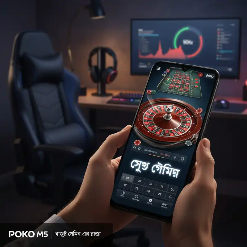 poko m5 ক্যাসিনো গেমিং ডিসপ্লে